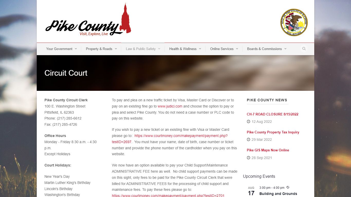 Pike County Illinois » Circuit Court
