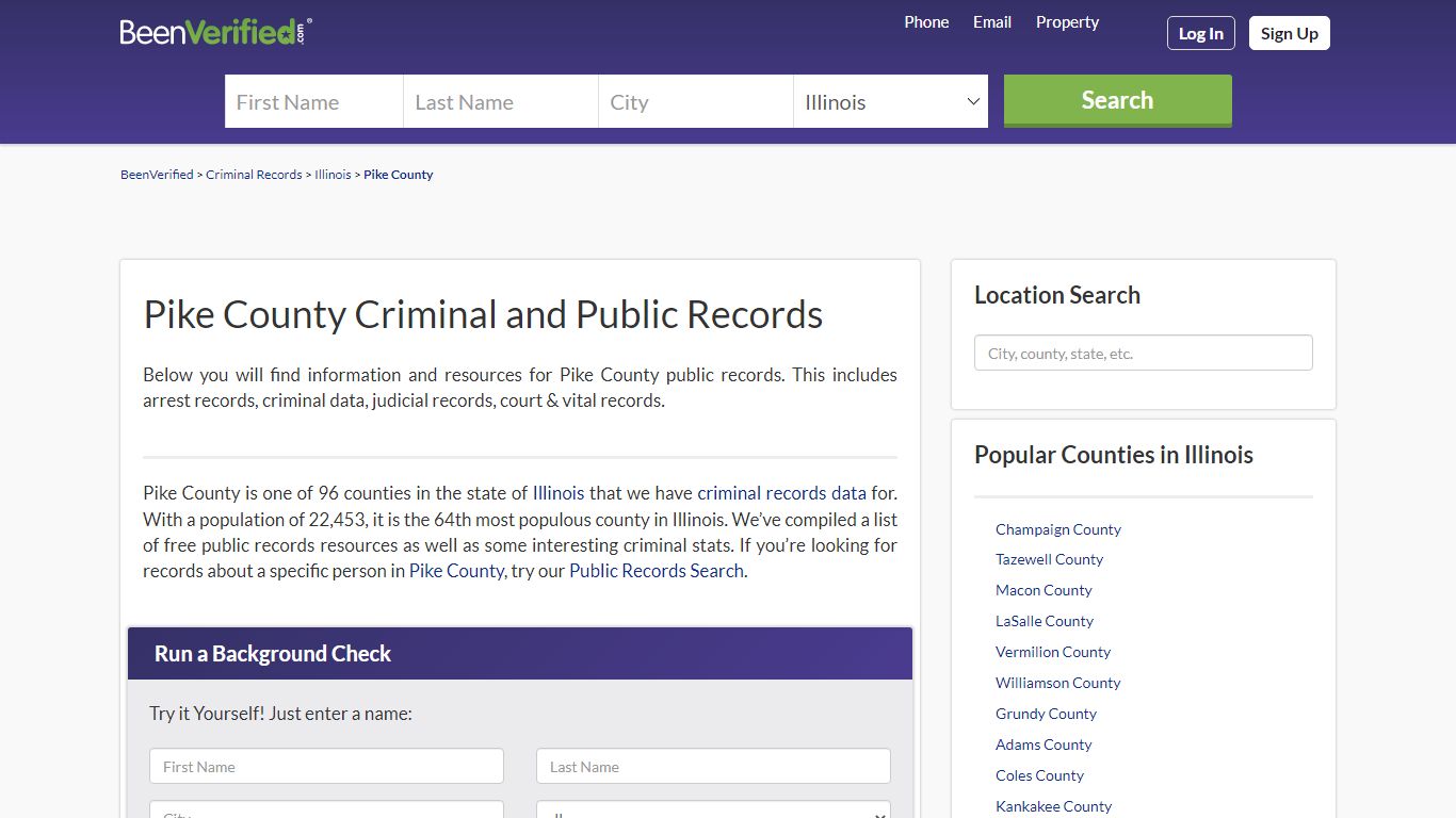Pike County Arrest Records in IL - Court & Criminal ...